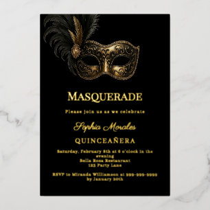 INVITACIÓN CON RELIEVE METALIZADO 