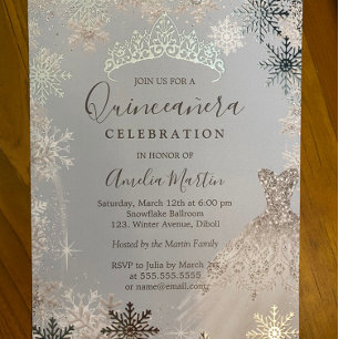 INVITACIÓN CON RELIEVE METALIZADO 
