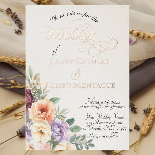 INVITACIÓN CON RELIEVE METALIZADO 