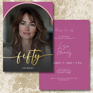 INVITACIÓN CON RELIEVE METALIZADO 