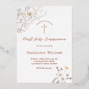 INVITACIÓN CON RELIEVE METALIZADO 