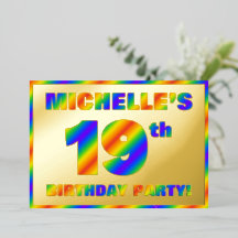 19.ª fiesta de cumpleaños — Diversión, espectro ar