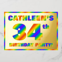 34ª fiesta de cumpleaños — Diversión, espectro arc