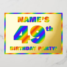 49.ª fiesta de cumpleaños — Diversión, espectro ar