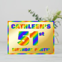 51ª fiesta de cumpleaños — Diversión, espectro arc