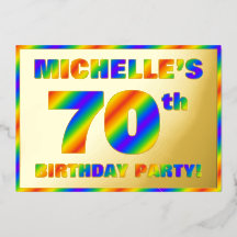 70.ª fiesta de cumpleaños — Diversión, espectro ar