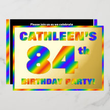 84ª fiesta de cumpleaños — Diversión, espectro arc