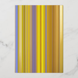 Invitación Con Relieve Metalizado Abstract Stripes Design 1