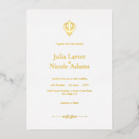 Anand Karaj Sikh Onkar Boda Minimalista