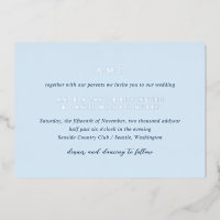 Andrea Sky Blue Elegante Boda