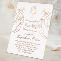 angeles adinerados Primera comunión sagrada