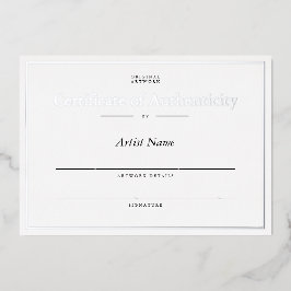 Invitación Con Relieve Metalizado Autenticidad de certificados de Relieve metalizado