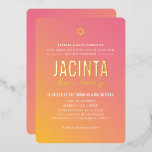 Invitación Con Relieve Metalizado BAT MITZVAH gradiente amarillo rosa estrella moder<br><div class="desc">por kat massard >>> kat@simplysweetPAPERIE.com << CONTACTE ME para la redacción personalizado o para añadir líneas en hebreo Me encanta el diseño, pero me gustaría ver algunos cambios - otro esquema de color, producto, añadir una foto o adaptarlo para una ocasión diferente - no hay preocupaciones simplemente contáctame - ¡me...</div>