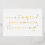 Invitación Con Relieve Metalizado Be My Bridesmaid Funny Act Suprise Photo Relieve m<br><div class="desc">caligrafía de guión de moda.</div>