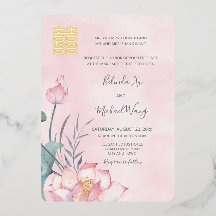 Bilingüe chino | Boda Lotus
