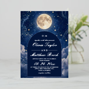 Invitación Con Relieve Metalizado Boda Azul Celeste