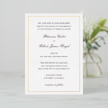 Boda clásica atemporal en la frontera