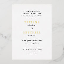 Boda clásica elegante en blanco y negro