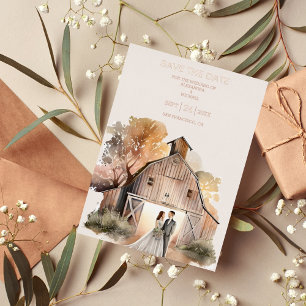 Invitación Con Relieve Metalizado Boda de barra húmeda y rusa