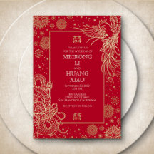 Boda de Dragon Phoenix en China