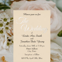 Boda de estilo sencillo color champagne