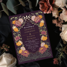 Boda de fantasía encantada en jardín floral