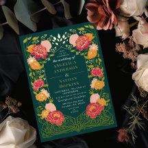 Boda de fantasía encantada en jardín floral