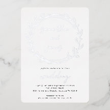 Boda de guión de código Qr de hoja de laurel de mo