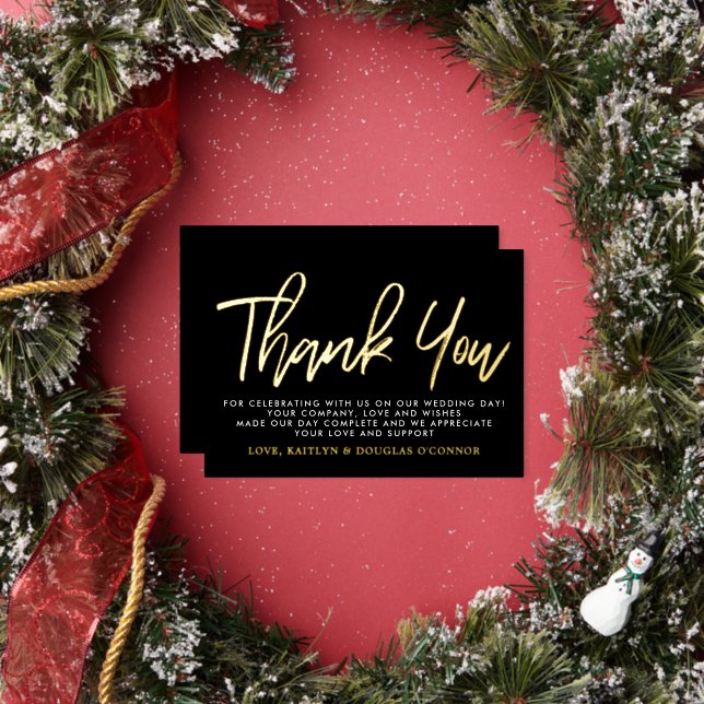 Invitación Con Relieve Metalizado Boda de guiones modernos gracias de verdad (in situ)