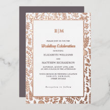 Boda de lujo en Mocha Oscuro | Rosa Dorado