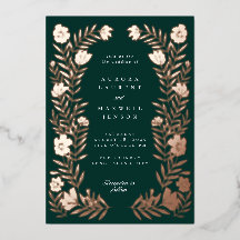 Boda de Marco Botánico Floral Folclórico