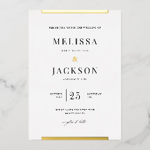 Boda de minimalismo moderno