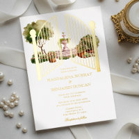 Boda de puerta secreta de jardín inglés vintage el