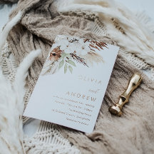 Boda de Relieve metalizado dorado de Boho Floral D