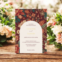 Boda elegante clásica con chinoiserie de Borgoña