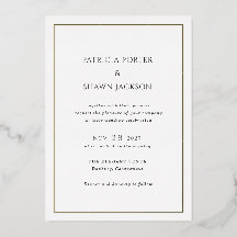 Boda elegante en blanco y negro