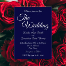 Boda estilo sencillo azul marino