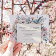 Boda floral de jardín pastel elegante