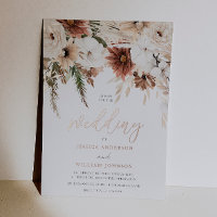 Boda floral divina boho y dorada