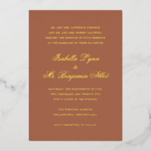 Boda Formal Elegante Terracota Tradicional