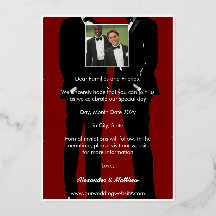Boda Gay Moderna Elegante Dorado