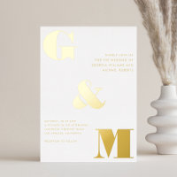Boda monograma gigante de texto con estilo