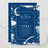 Boda Mystical Crescent Moon Starry Night Boho