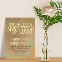 Boda Retro Earthtone Sin Adornos Solo Amor