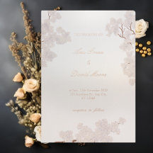 Boda Romántica de Perlas Elegantes Vintage