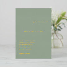 Boda Simple Verde Sage Moderna