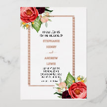 Boda Tropical Floral Moderna