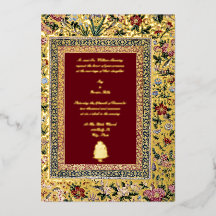 Boda Vintage 1618 Aves y Florales Elegantes Indias