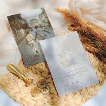 Boho Real Gold Elegant Minimalista 2 Photo Boda