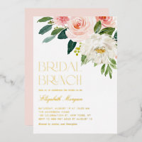 Bonito Watercolor Flowers Garden Bridal Brunch